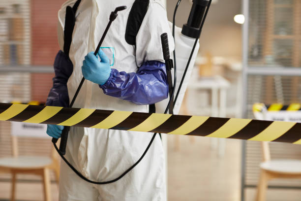Professional Biohazard Cleanup technician working in Schofield, WI